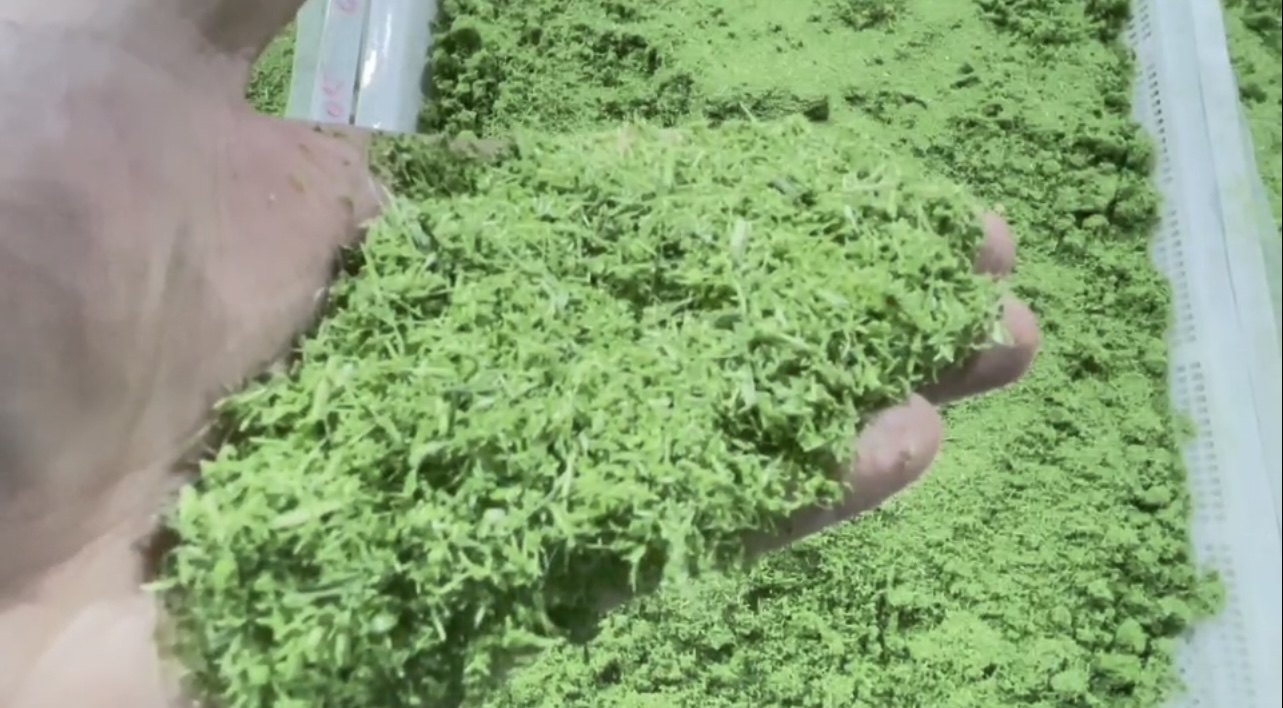 牧草烘干：含水量從80%降至15%以下，保持翠綠不變色。